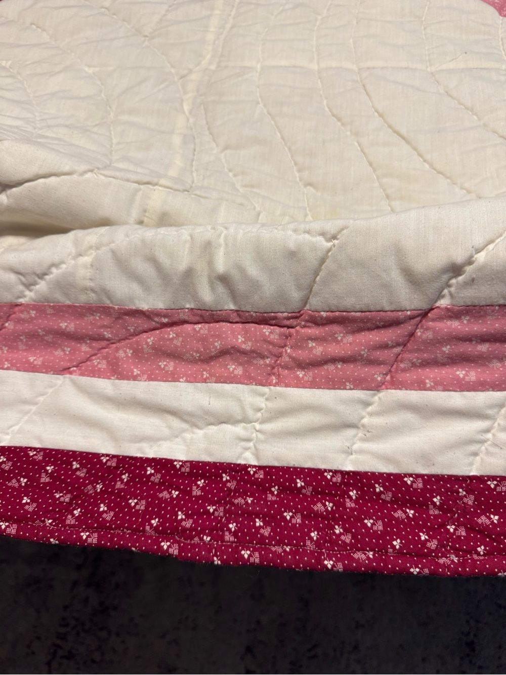 Handmade patchwork quilt - Picture 2 of 3